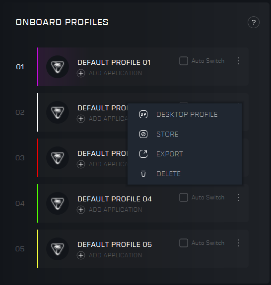 How do I use profiles?