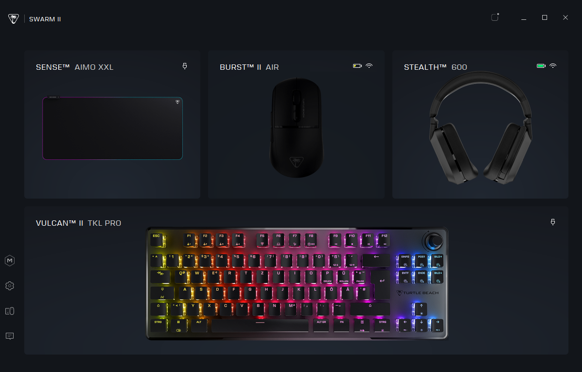 Swarm II's layout