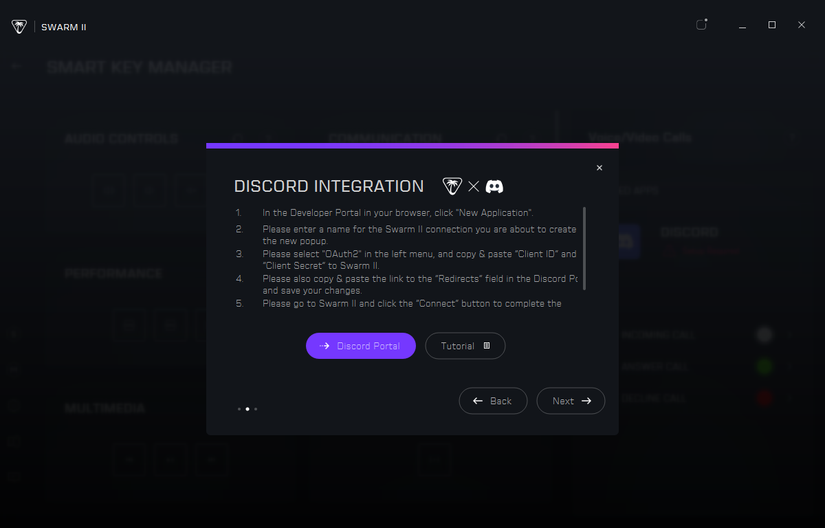 Smart Keys - Linking Swarm II And Your Discord Account