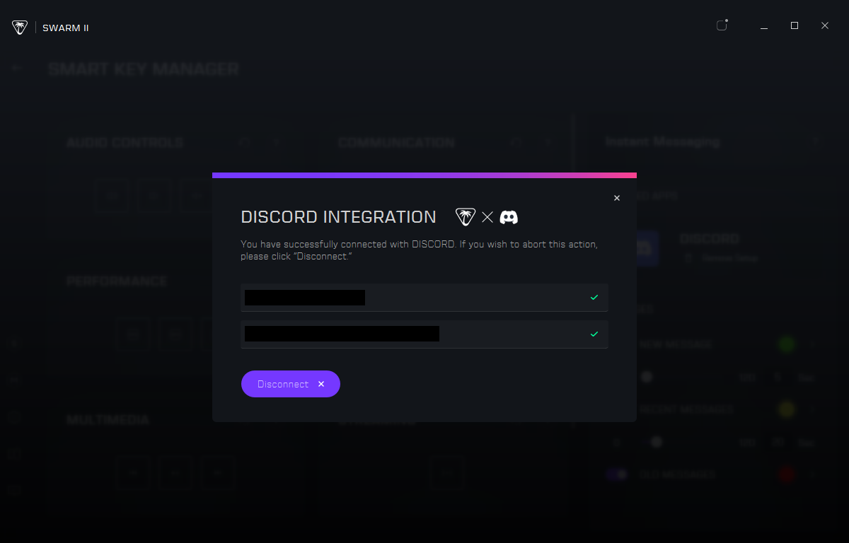 Smart Keys - Linking Swarm II And Your Discord Account